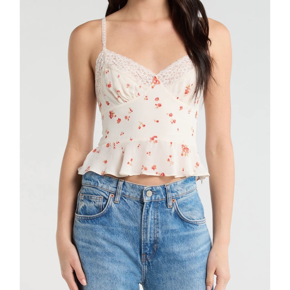 REFORMATION Anouk Floral Print Camisole